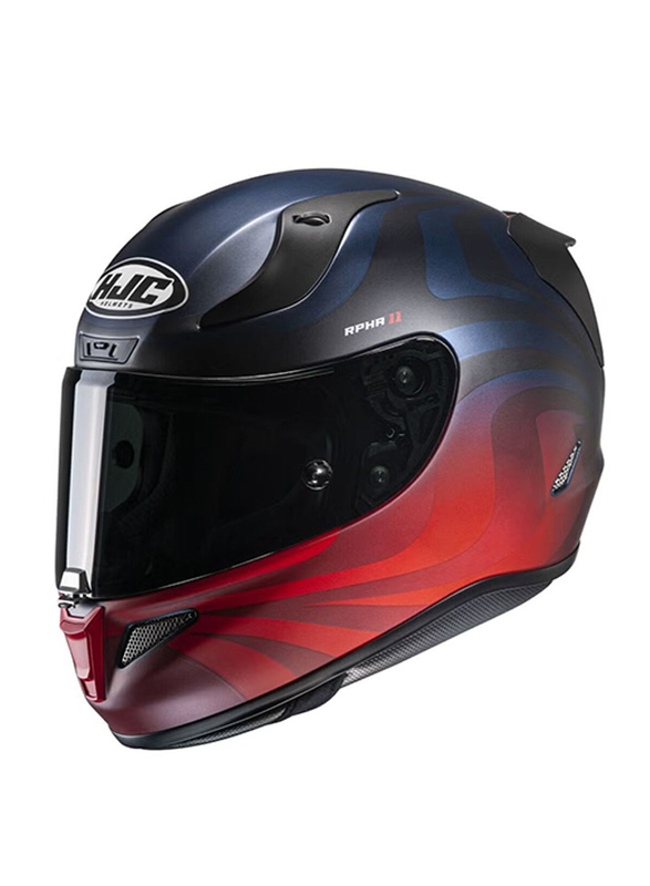 HJC RPHA 11 MC5SF Eldon Helmet, Small, RPHA11-MC5SF-ELD-S, Black/Red