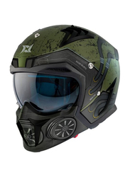 Axxis 980 Hunter Sv Toxic C6 Helmet, Large, Matt Green