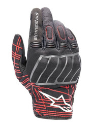 Alpinestars Losail V2 Gloves, Large, Black/Red