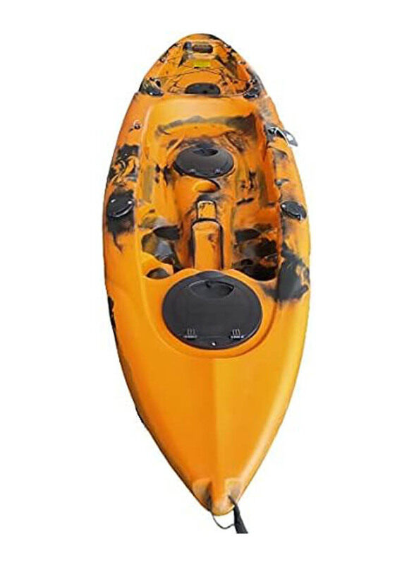 Winner Bighead Angler Fishing Sit-on-Top Kayak for Single Person, Orange/Black