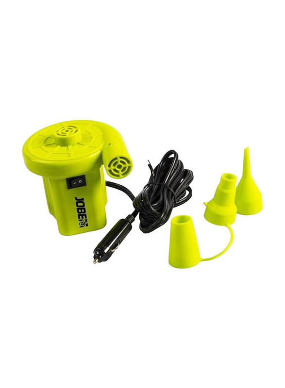 Jobe Air Pump 12V for Towables Water Sports, Yellow