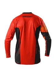 Circuit Equipment Cross/Enduro Reflex 2022 Jersey, Medium, Red/Orange