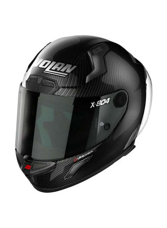 

Nolan X-804 Rs U.C. Puro Carbon Helmet, Large, Black, X-804 RSUC(001)L