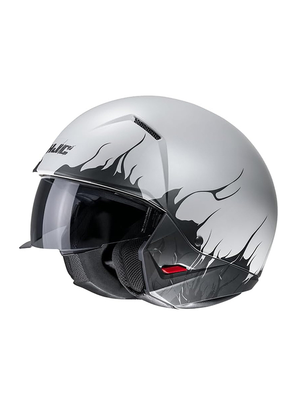 HJC i20 Scraw MC10SF Open Face Helmet, Small, I20-SCRW-MC10F-S, Grey/Black