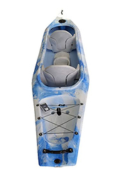 Winner Cannonball Fishing Kayak With 2+1 Seats, Blue/White