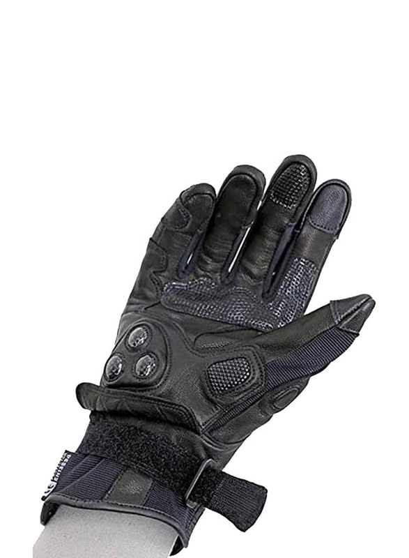 Hit Air G8 Gloves for Motorcycle Riders, X-Large, Black