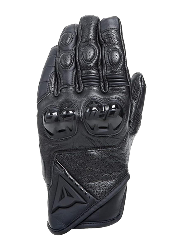 Dainese Blackshape Leather Gloves, Large, Black