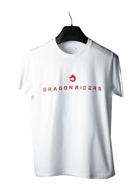 

Dragon Riders Flaming Ice T-Shirt for Women, Medium, White