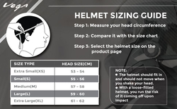Vega Edge DX-E Full Face Helmet, Medium, Brown