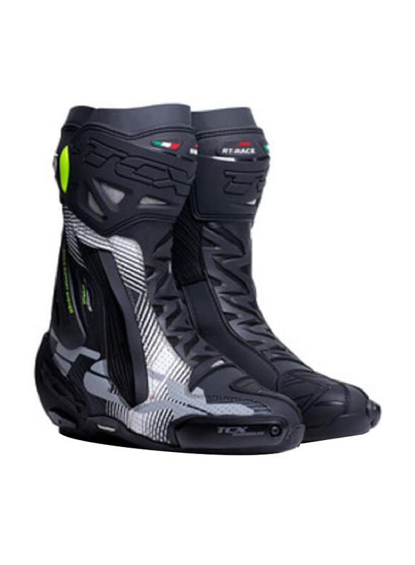 TCX RT-Race Pro Air Boot, Black/White/Grey, Size 45