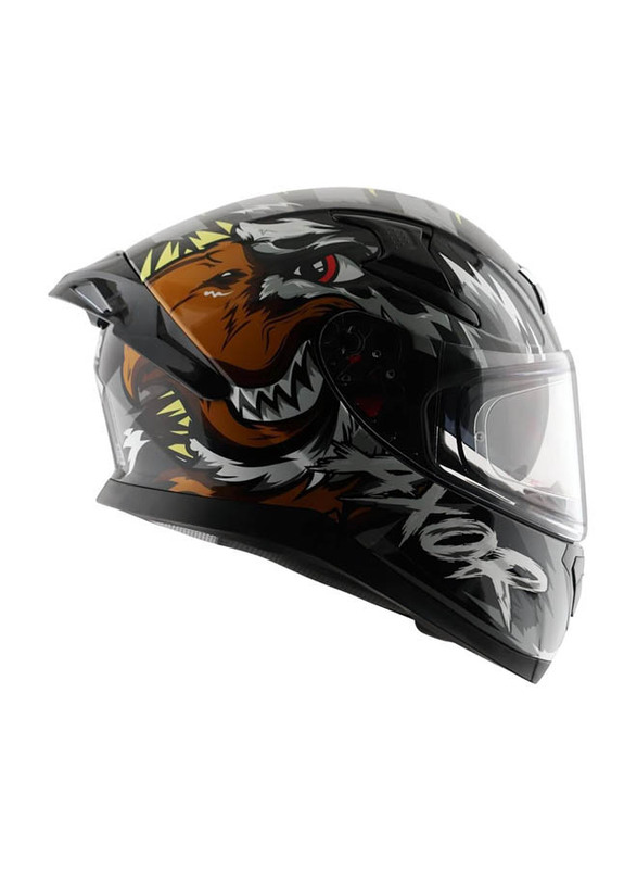Axor Helmets Apex Falcon Helmet, Medium, Black/Grey