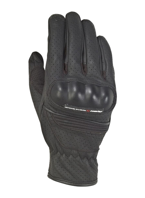 Ixon RS Hunt Air 2 Summer Leather Motorcycle Gloves, XXL, Black