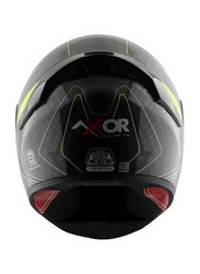 Axor Rage Warfare Carbon Helmet, Medium, Black/Neon Yellow
