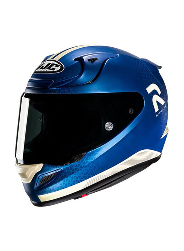 

Hjc Rpha 12 Solid Carbon Back Helmet, Medium, RPHA12-MC2SF-M, Black/Blue