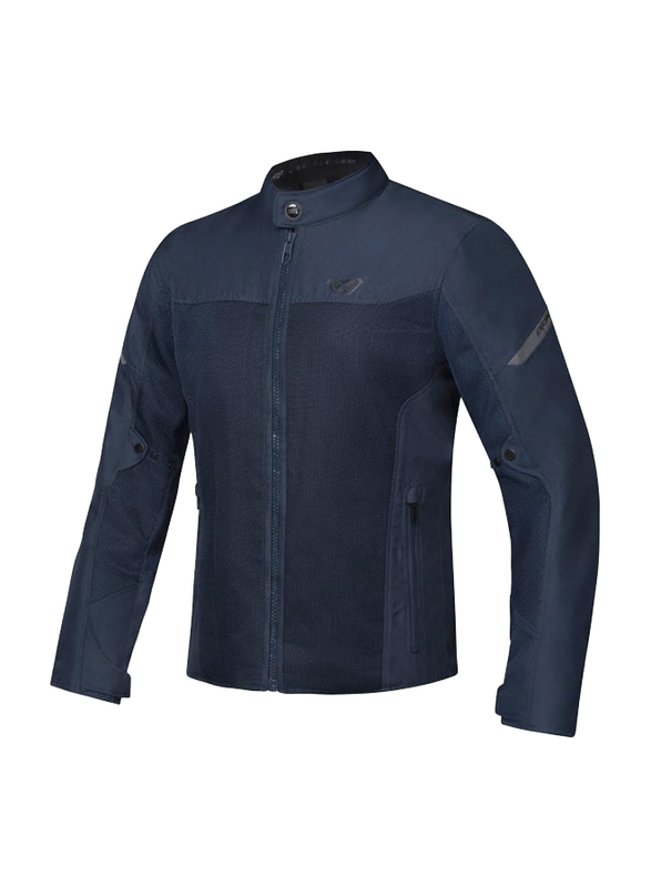 Ixon Fresh Slim Motorcycle Jacket, Large, Navy Blue