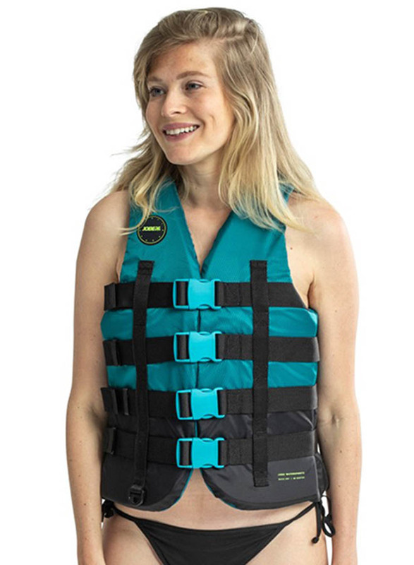 Jobe 4 Buckle Life Vest, Small, Teal