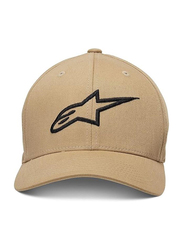 Alpinestars Ageless Curve Baseball Cap for Unisex, L-XL, Sand/Black