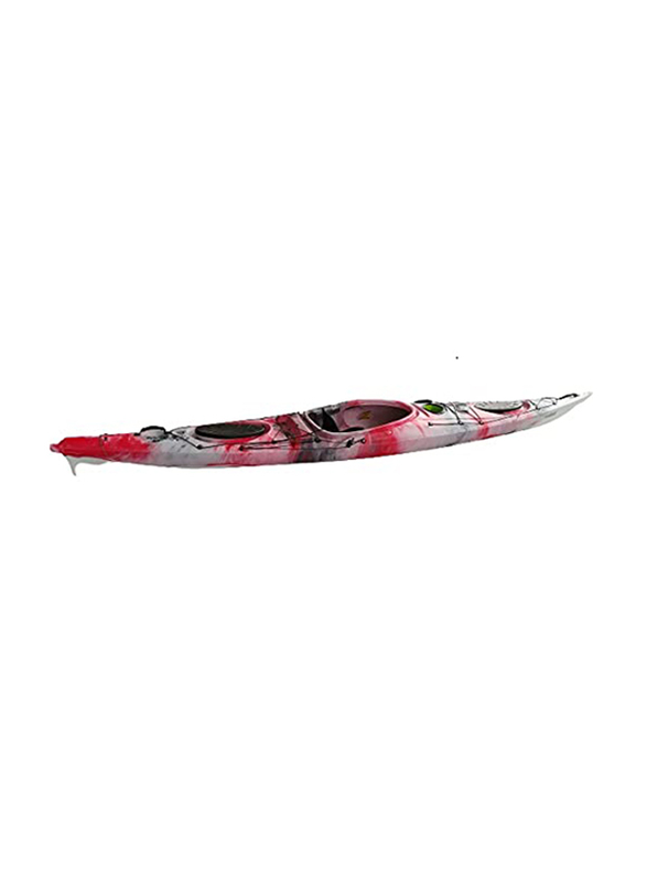 Winner 1-Person Expedition Sit-In Touring Kayak, White/Red/Black