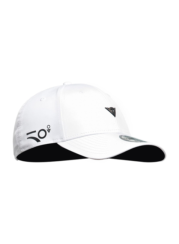 Dainese C03 Anniversary 9 Forty Snapback Cap for Men, One Size, White