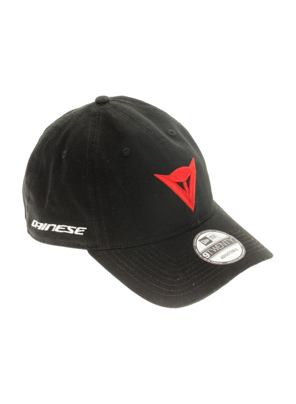 Dainese 9Twenty Canvas Strapback Cap for Men, One Size, Black