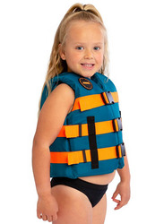 Jobe Nylon Life Vest for Kids, Teal
