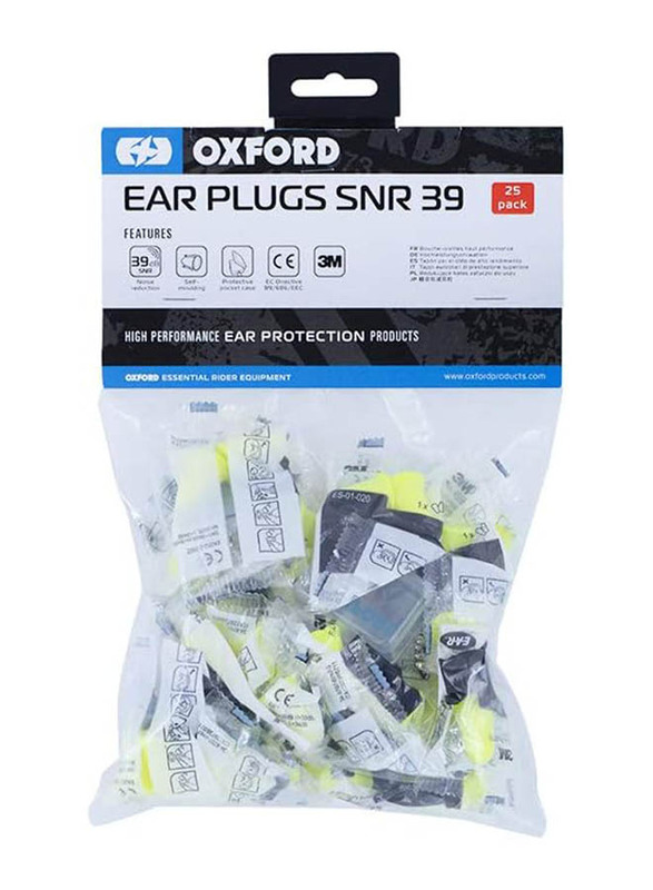 Oxford SNR39 Ear Plugs, 25 Pairs