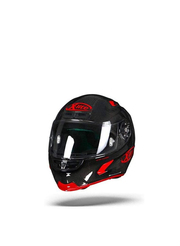 

Nolan X-Lite Ultra Carbon 003 Puro Sport Helmet, X-Large, X-803, Black/Red