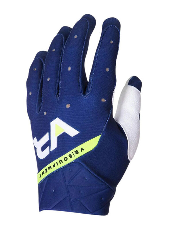 

Vr46 45% Synthetic Leather 35% Nylon Gloves, Unisex, Large, Blue