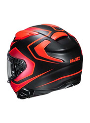 HJC Corporation F71 Idle Helmet, Large, Red/Black