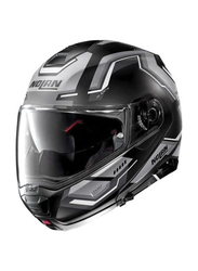 Nolan Upwind N-Com 57 Flip-Up Motorcycle Flat Helmet, N100-5, Black, Small