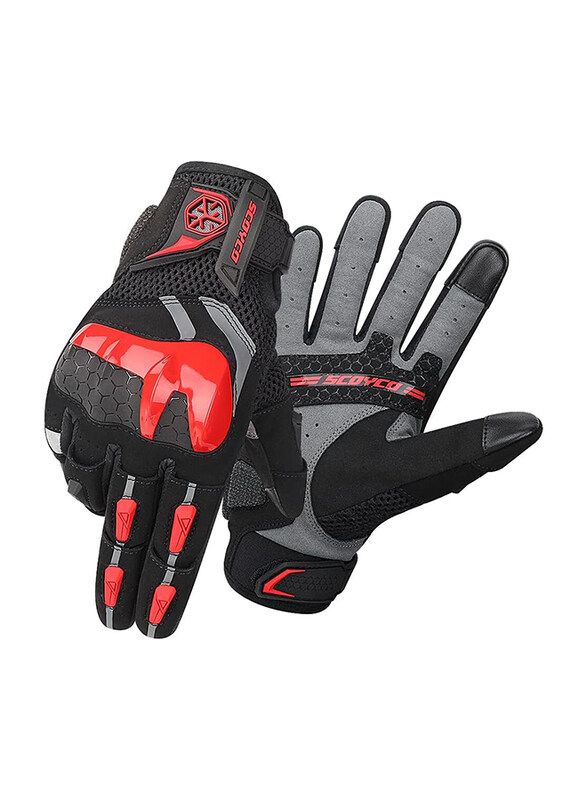 

Scoyco Gloves, Medium, MC117W, Black