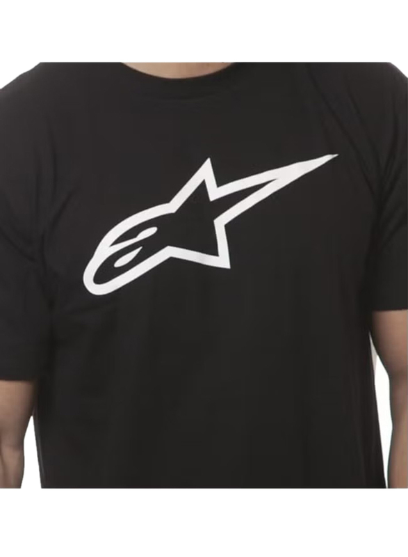Alpinestars S.P.A. Ageless Classic Tee T-Shirt for Men, Extra Large, Black/White