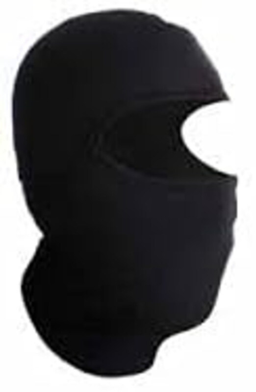 

Generic Ergonomic & Comfort Plain Balaclava for Unisex, One Size, Black