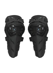 Texmoto Forte GT Knee Protection Pads for Bike Riders, Black