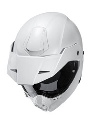 HJC Helmets C80 Solid Flip-Up Helmet, Large, Pearl White