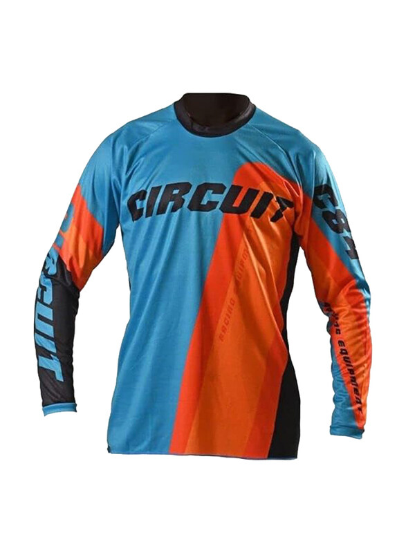 

Generic Circuit Equipment Cross/Enduro Reflex 2022 Jersey, Medium, Water Green/Orange