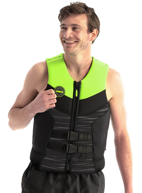 Jobe Segmented Jet Vest Backsupport, XXXL, Black/Lime