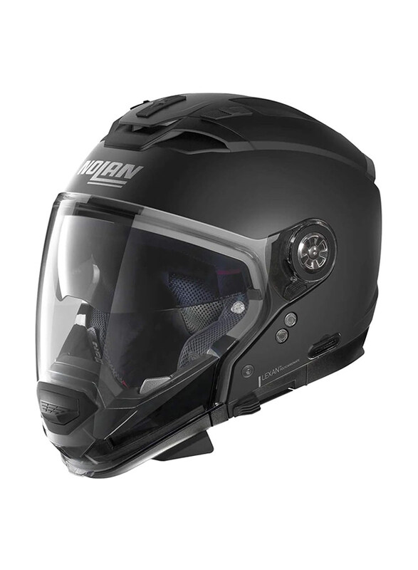 

Nolan N70-2 GT Classic 010 N-COM Flat Black Motorcycle Helmet, Black, Large