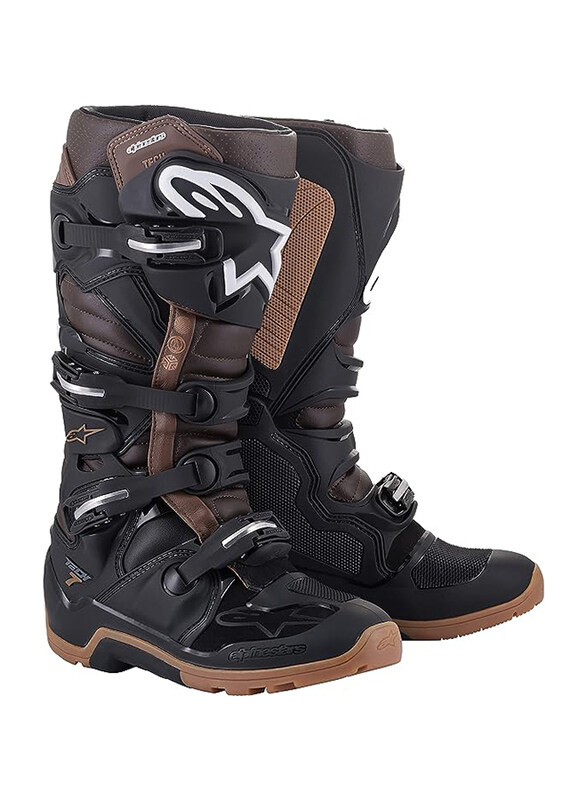 

Alpinestars Tech 7 Enduro Boots for Men, Black/Dark Brown, Size 10