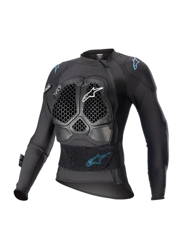 Alpinestars Stella Bionic Action V2 Protection Jacket, Black/Cyan, Medium