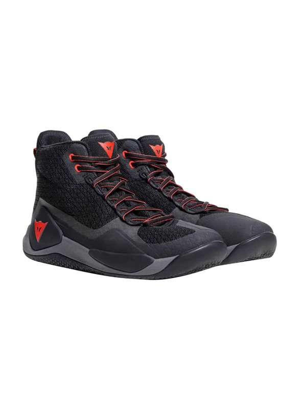 Dainese Atipica Air 2 Shoes, Size 44, Black/Fluo Red