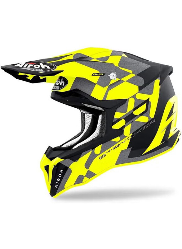 

Airoh Strycker Motocross Helmet, Medium, STKX31-M, Multicolour
