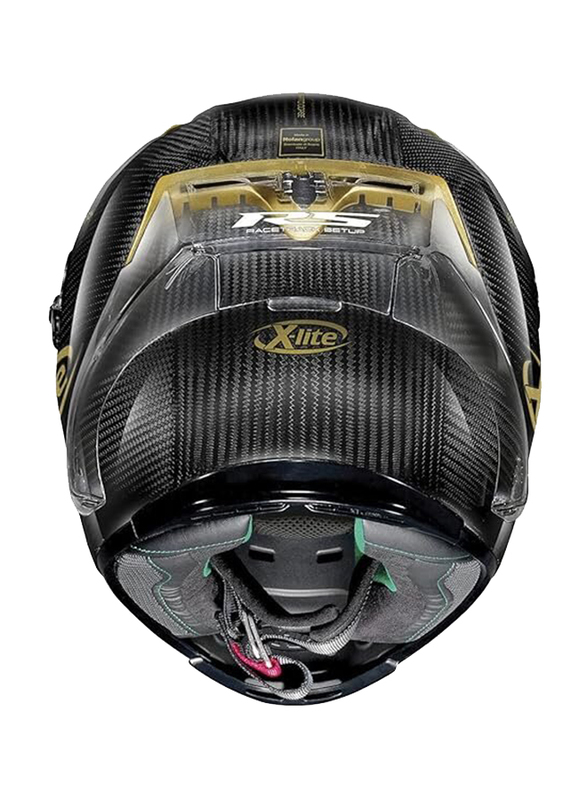 Nolan Group SPA RS Carbon Golden Edition Motorcycle Helmet, Small, X-803RSUC[033], Black/Golden