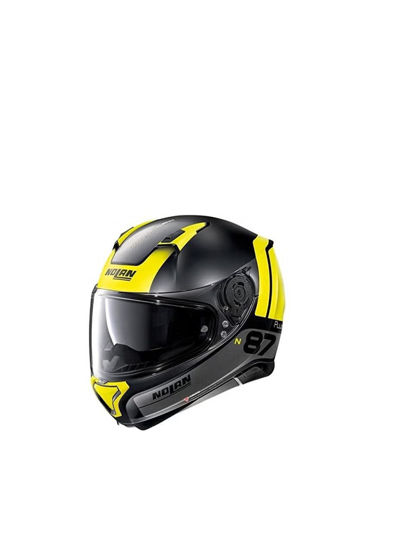 

Nolan Distinctive N-Com Full Face Motorcycle Helmet, X-Large, N87 PLUS, Black/Yellow