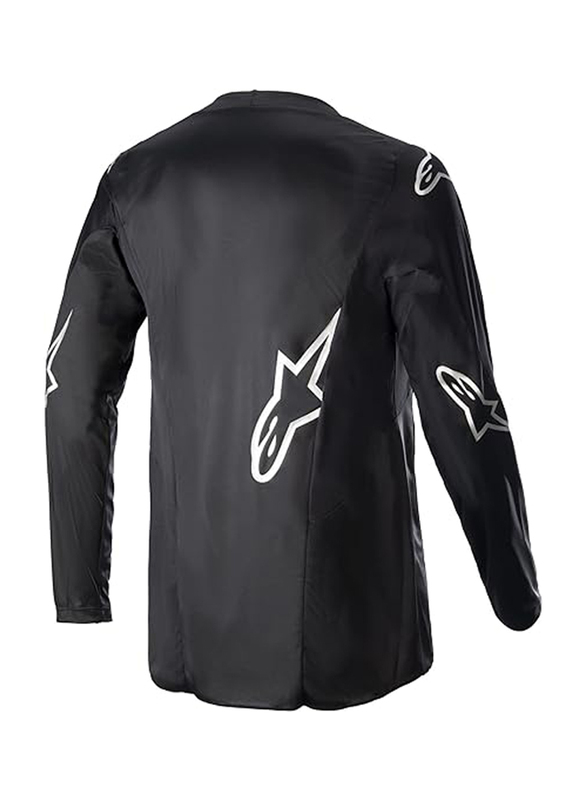 Alpinestars Racer Graphite Jersey, Large, Black Reflective Black