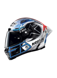 Nolan X-lite X-803 RS 66 Ultra Carbon Rins Austin Replica Full Face Motorcycle Helmet, Multicolour, Medium
