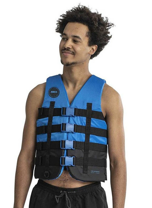 Jobe Sports International 4 Buckle Vest, X-Large, Blue/Black