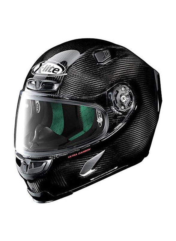 

Nolan X-Lite X-803 Ultra Carbon 001 Puro Motorcycle Helmet, Medium, Black