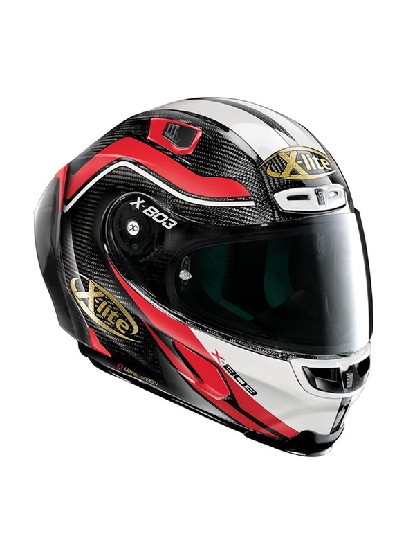 Nolan Group SPA X-Lite Ultra Carbon 50th Anniversary Special Edition Full-Face Helmet, Large, X-803UL[62], Multicolour
