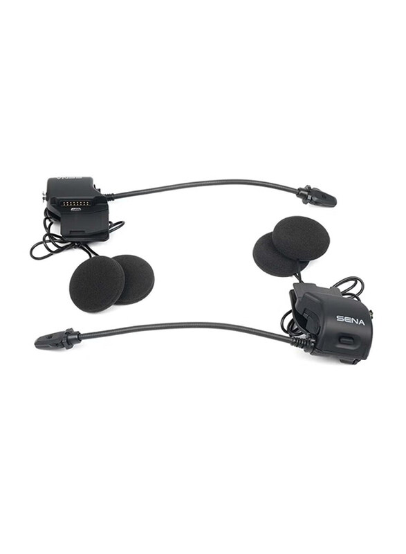 Sena 30K-03D Motorcycle Bluetooth Communication System with Mesh Intercom & HD Speakers, Black